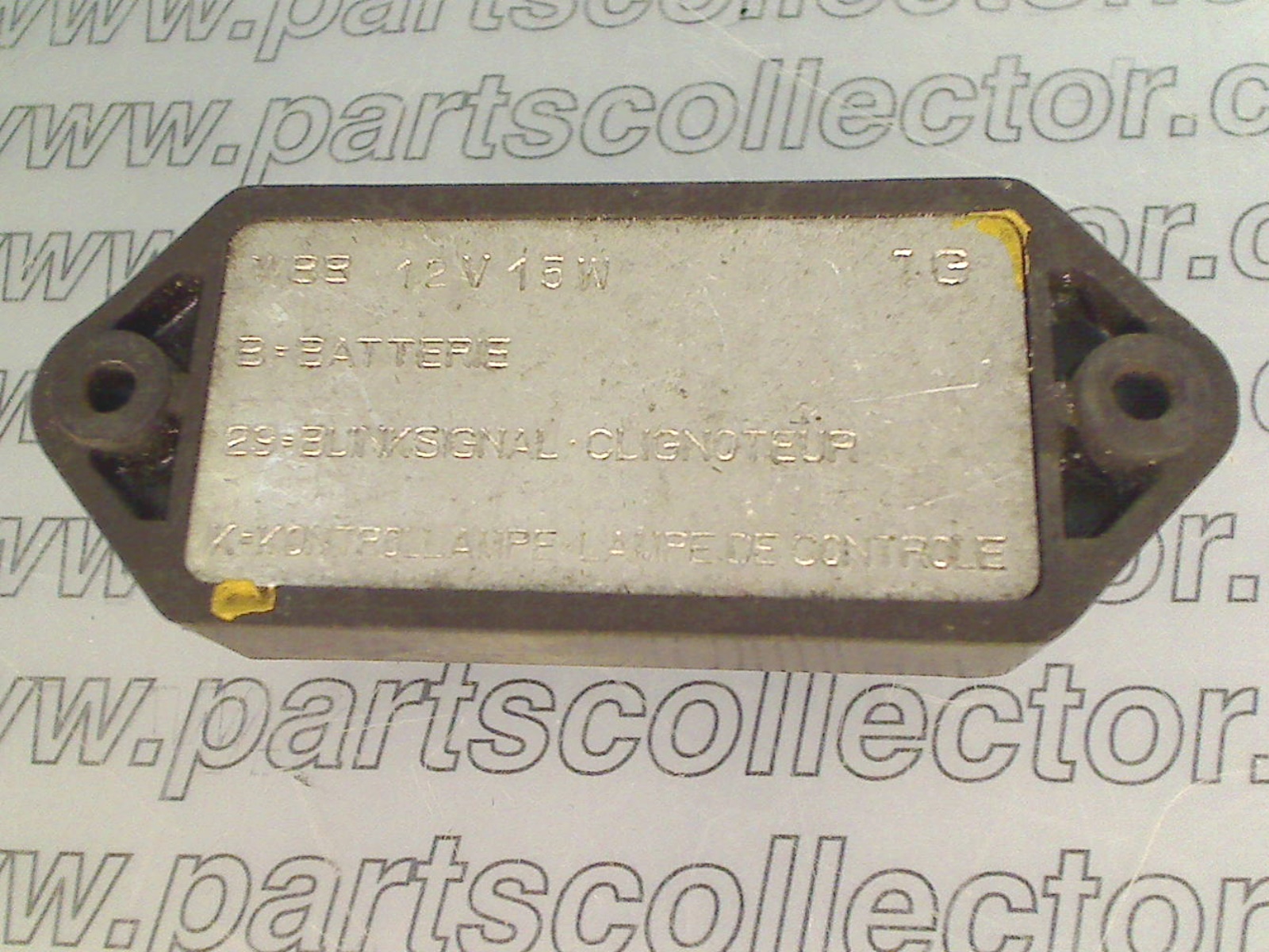 SCINTILLA WBB 12V 15W   7G Electrical system code 9213 compatible with: SCINTILLA SCINTILLA